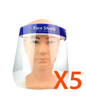Safety Face Shield 5 in 1 pack 