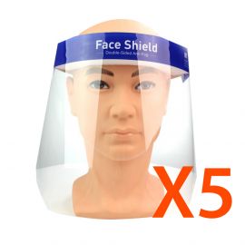 Safety Face Shield 5 in 1 pack 
