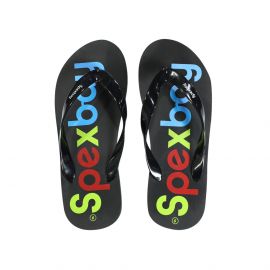Spexbay Rubber Flip Flops | Unisex | Black
