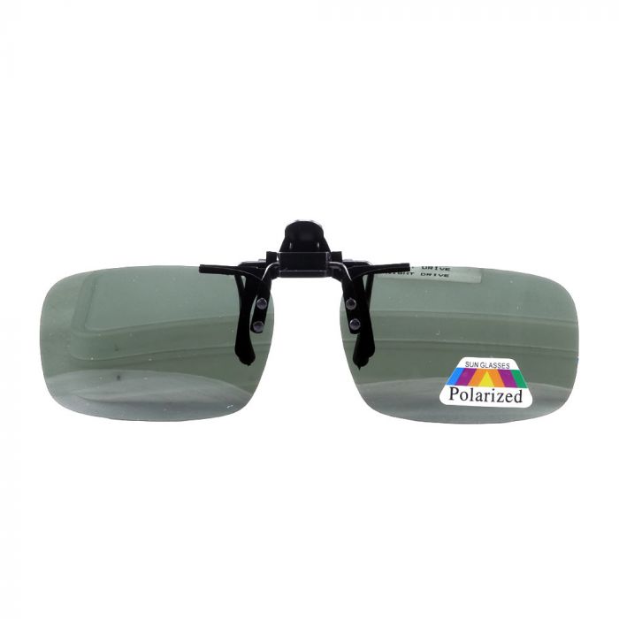Polarized Clip-on Driving Sunglasses with Flip Up, Anti-Reflective